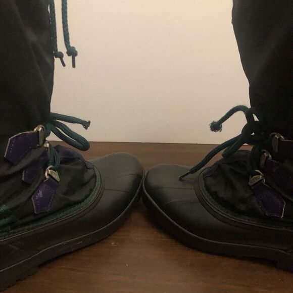 Sorel Women’s 7 Snowlion Rubber Nylon Lace Up Boot Felt Lined NWOT - Picture 7 of 12